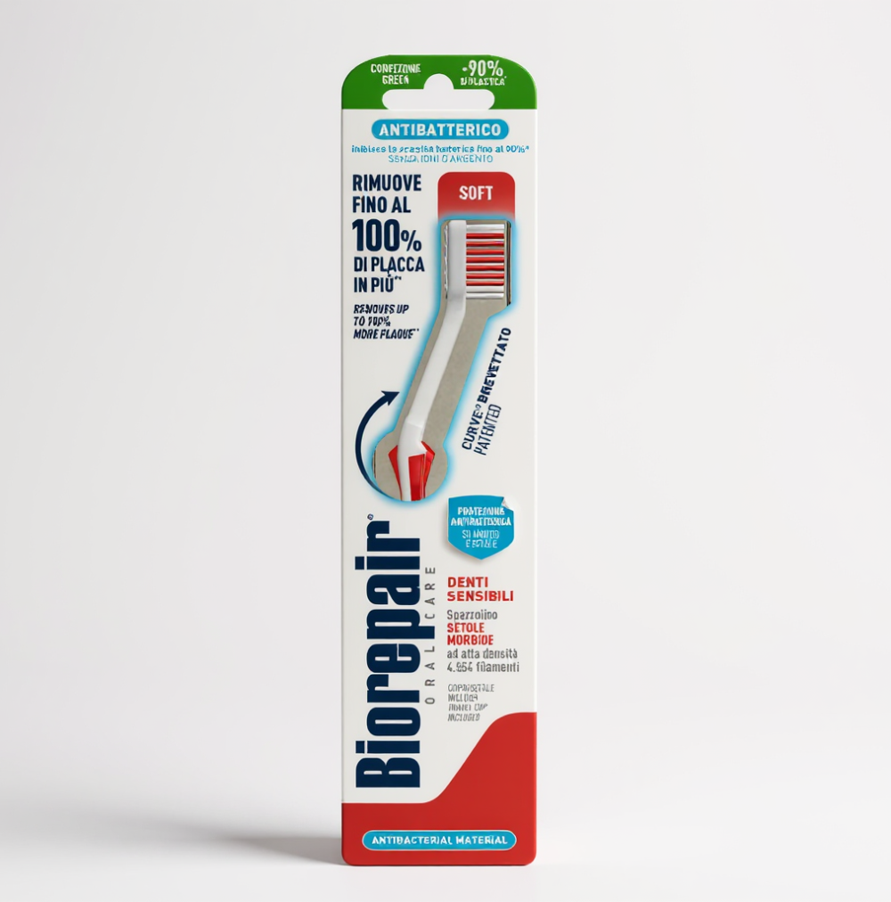 Biorepair Curve Dentes Sensíveis Escova Suave